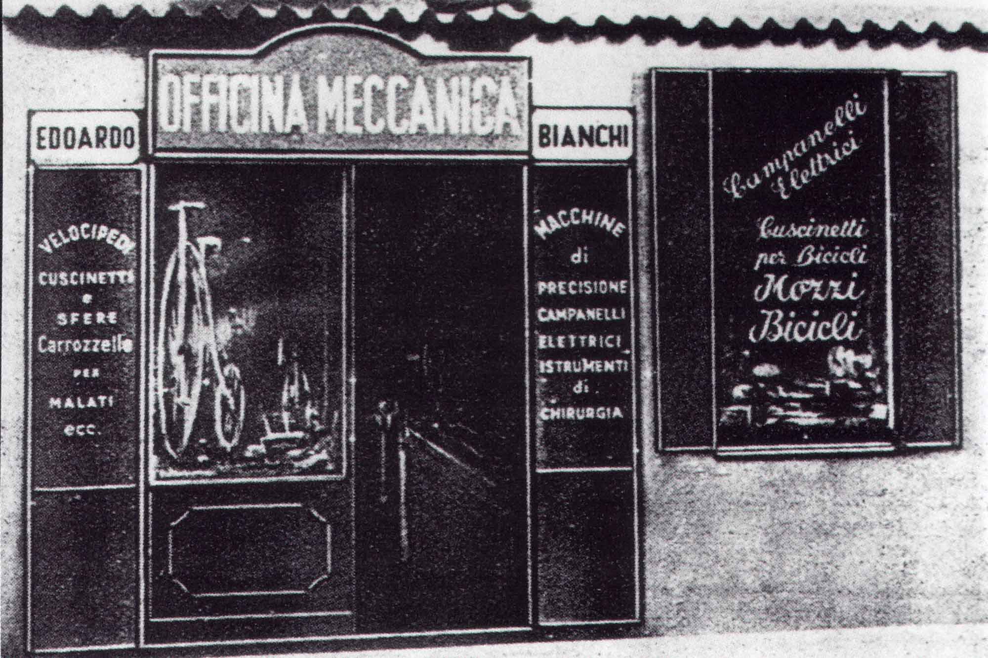 Bianchi fietsenwinkel Milaan