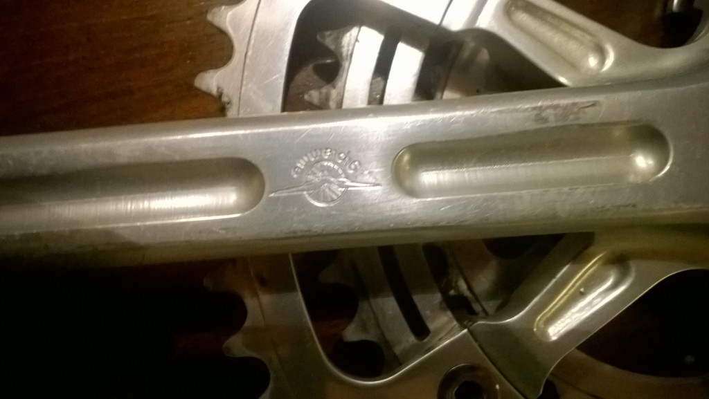 Guarnitura (pédalier) Corsa Gipiemme En Alliage Vintage - Longueur Manivelles 170 Mm - Occasion En état De Fonctionnement