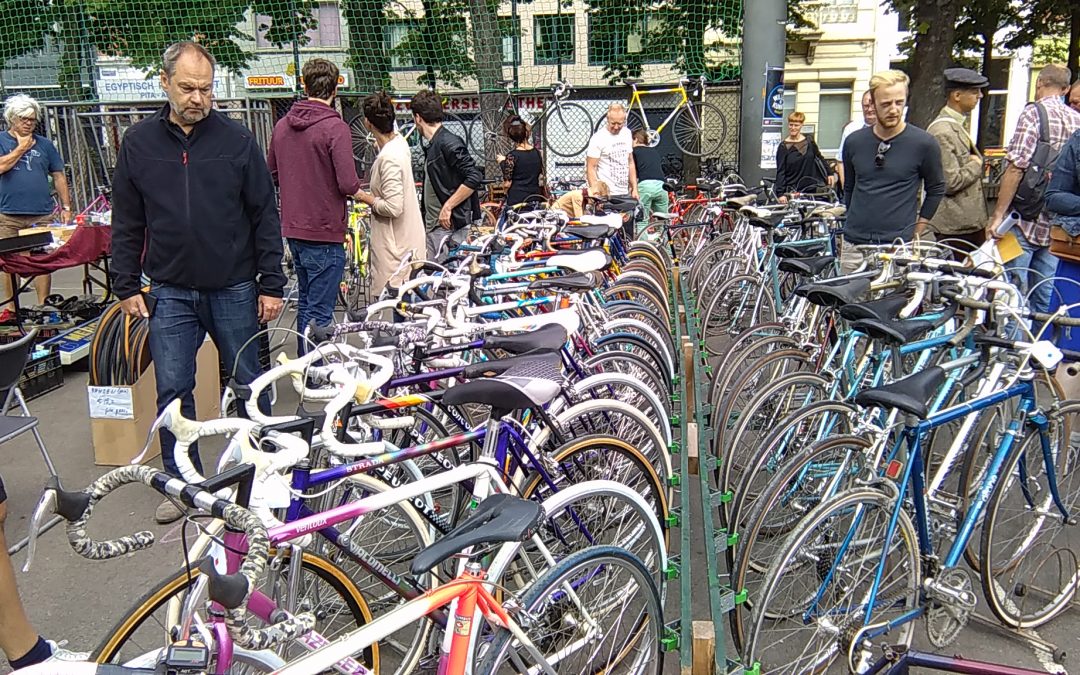 Retro fietsmarkt Bazaar Bicyclette in Antwerpen