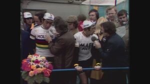 Eddy Merckx en Frans Verbeeck Ronde Van Vlaanderen 1975