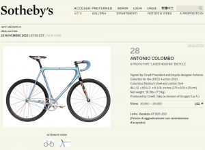 Cinelli Laser Nostra Sothebys
