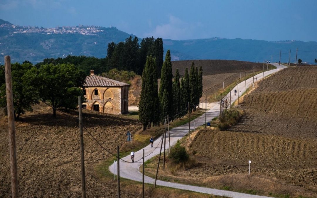 Retro event Eroica Montalcino in Toscane