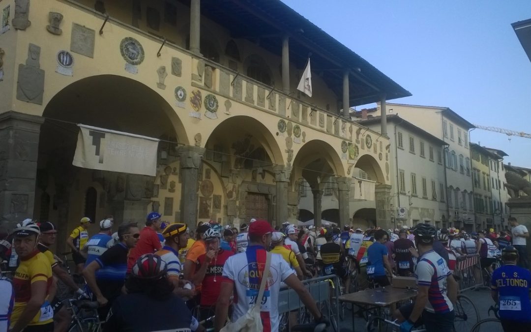 Retro event La Marzocchina in Toscane (Italië)