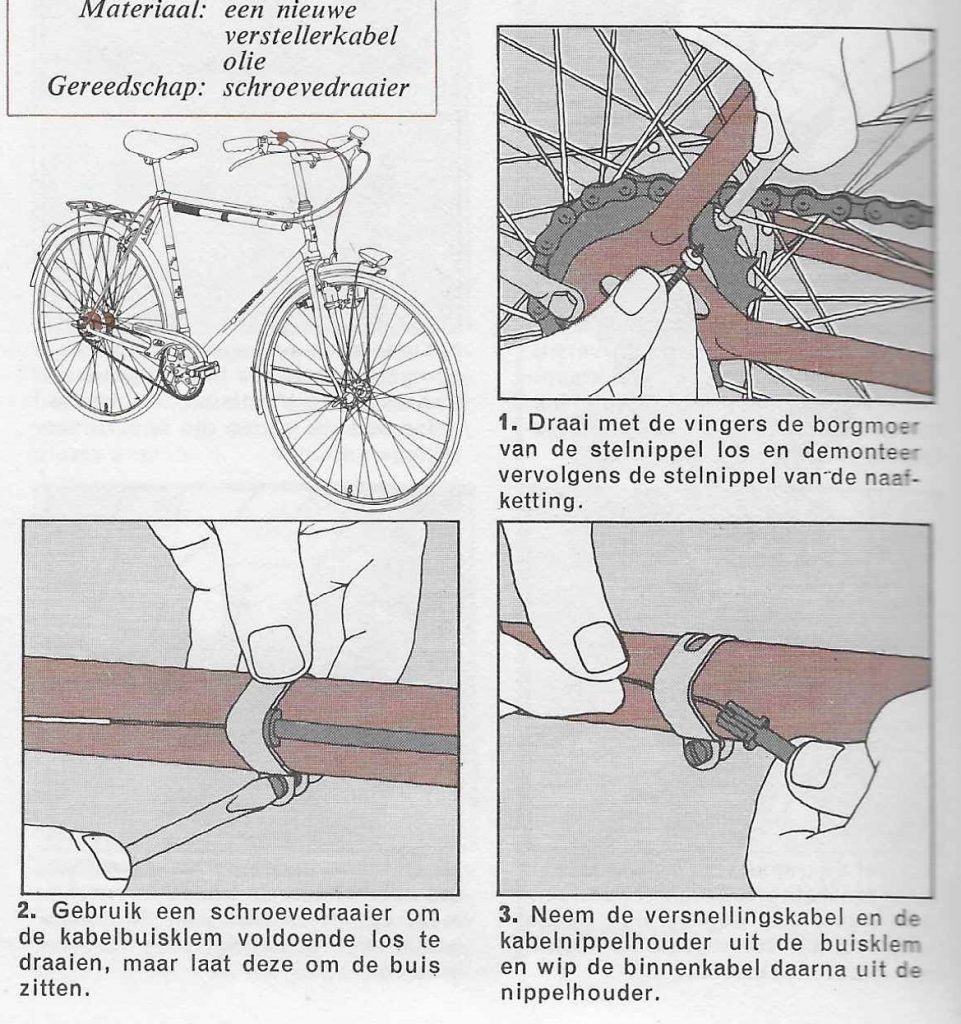 versnellingskabel fiets 01