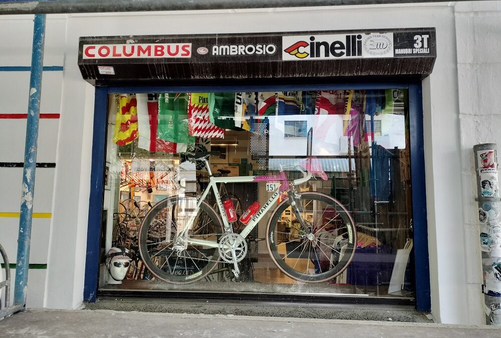 Een prachtig aanbod aan Italiaanse vintage racefietsen bij Cicli Berlinetta in Berlijn