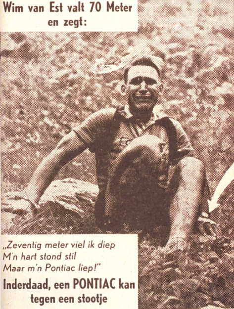 De dag dat geletruidrager Wim van Est in 1951 het ravijn indook