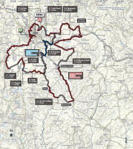 Parcours Gran Fondo Strade Bianche